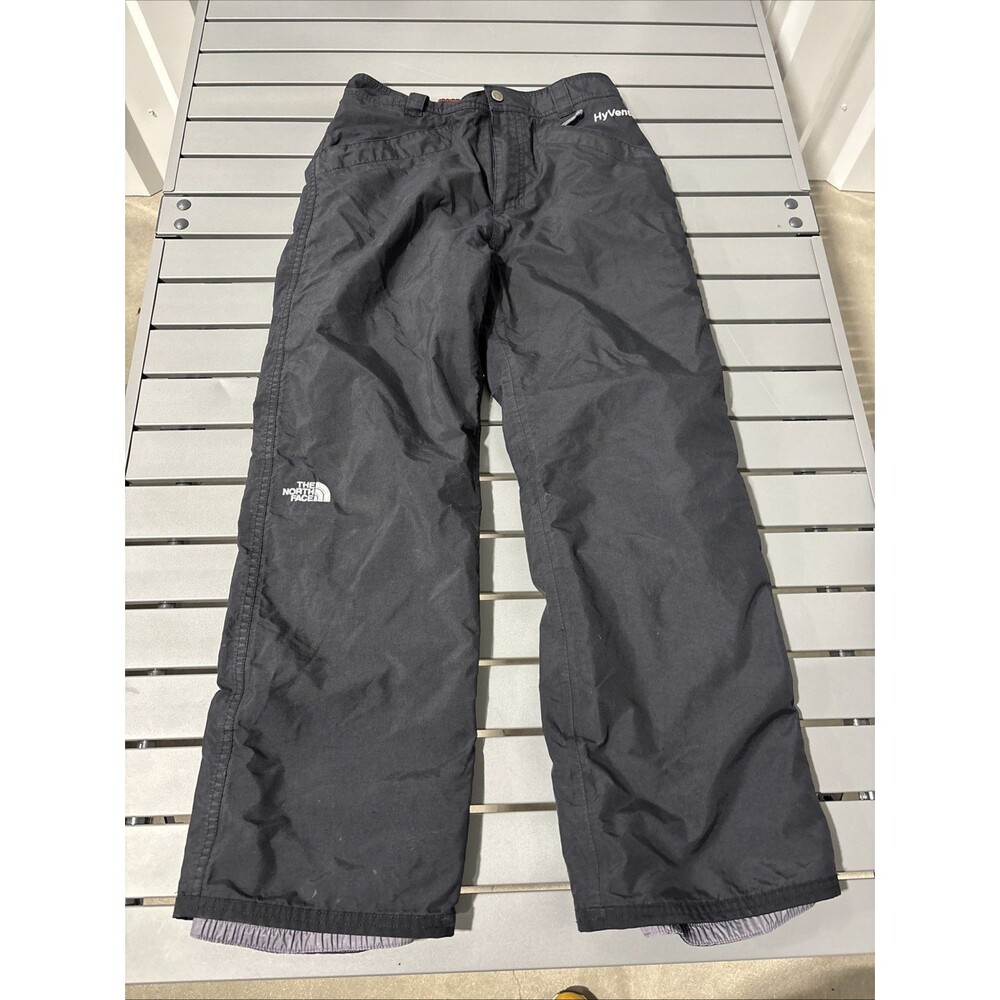 The North Face Boys Snow Pants BlackYouth Kids Insulated Hyvent Winter Ski L